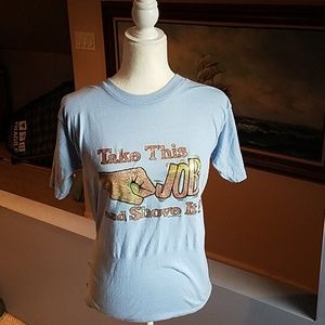 Retro 70's T shirt with Glittery Decal